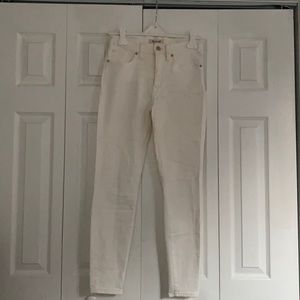 White Madewell Skinny Jeans